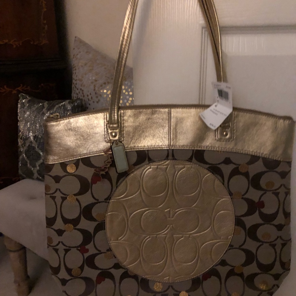 Coach Gold Purse